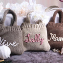 custom knitted bags