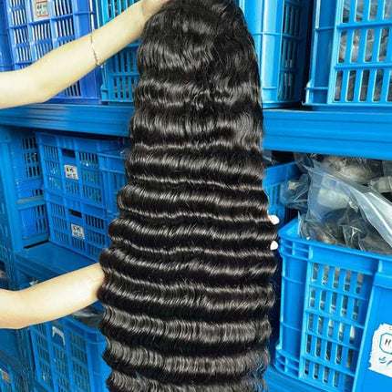 Raw Cambodian Hair Deep Wave HD Closure Wig