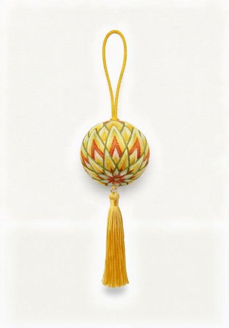 The Eternal Lotus – Handcrafted Temari Ball