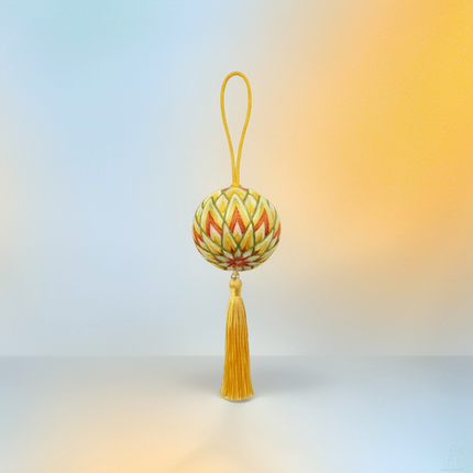 The Eternal Lotus – Handcrafted Temari Ball