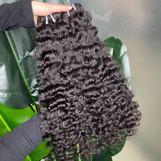 Raw Burmese Curly Hair 3 Bundles Deal