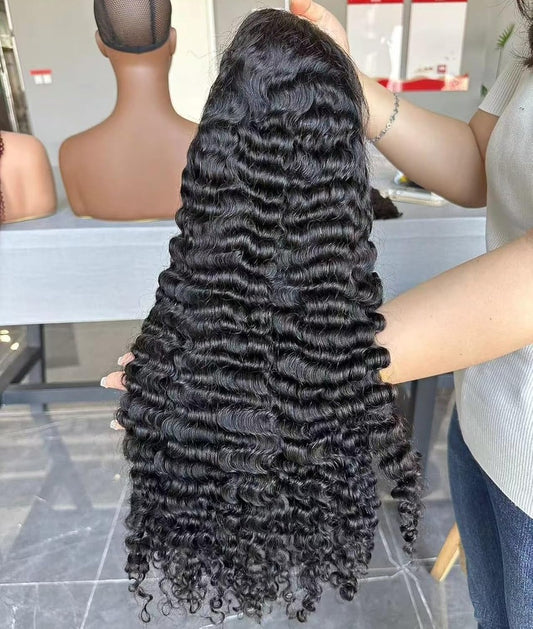 Raw Burmese Curly Hair HD Frontal Wig