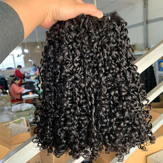 Raw Burmese Hair Pixie Curly 3 Bundle Deal