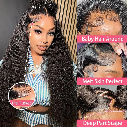 Raw Burmese Curly Hair HD Frontal Wig
