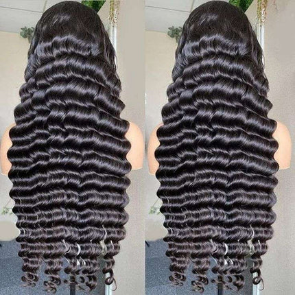 Raw Cambodian Hair Deep Wave HD Closure Wig