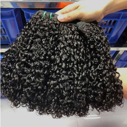 Raw Burmese Hair Pixie Curly 3 Bundle Deal
