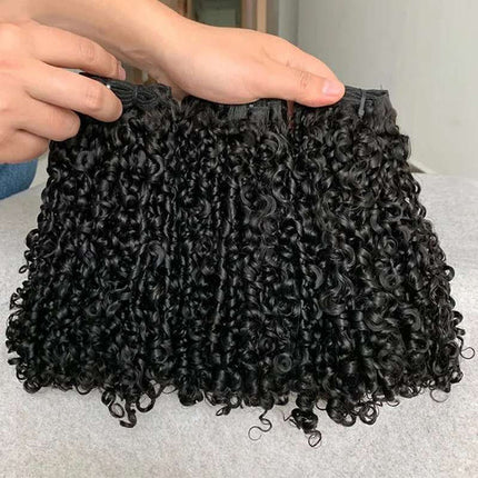 Raw Burmese Hair Pixie Curly 3 Bundle Deal