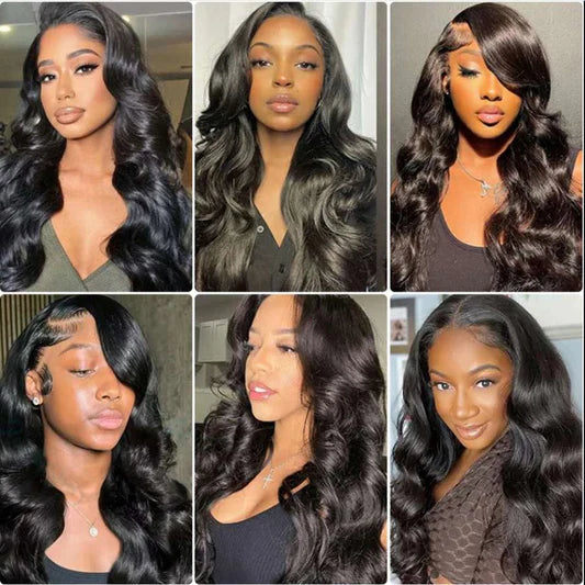 Raw Cambodian Hair Natural Straight HD Lace Closure Wig