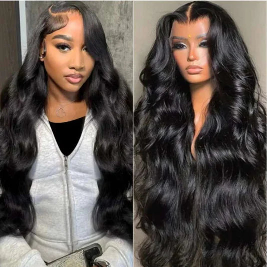 Raw Cambodian Hair Natural Straight HD Lace Closure Wig